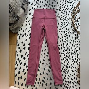 Lululemon mauve leggings